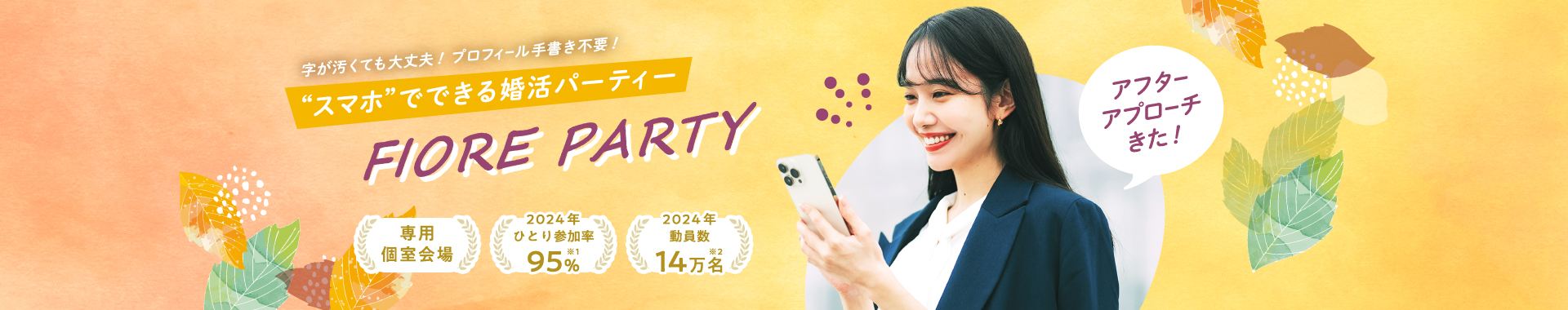 婚活パーティーはフィオーレパーティー