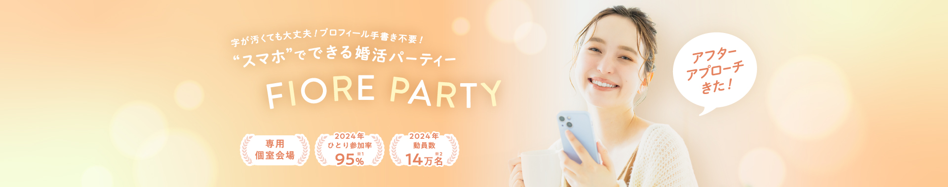 婚活パーティーはフィオーレパーティー